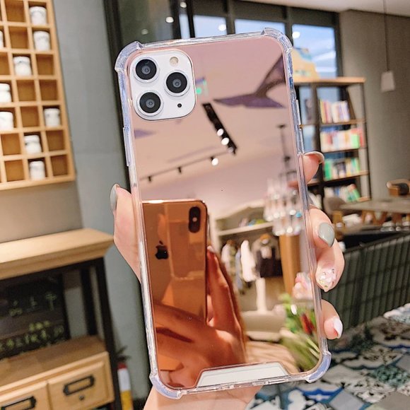 NEW iPhone 12/Pro Anti Knock Mirror case - Picture 3 of 5